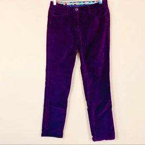 Boden Velvet Corduroy Dark Wine skinny jeans sz 4R
